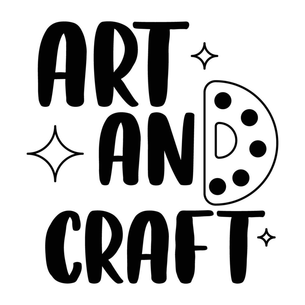 Art and Craft vector