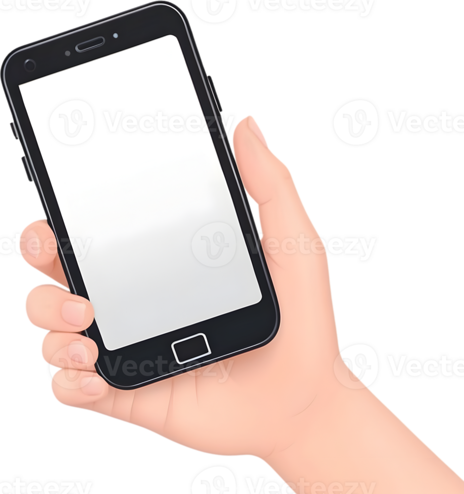 AI generated a smart phone ai generative png