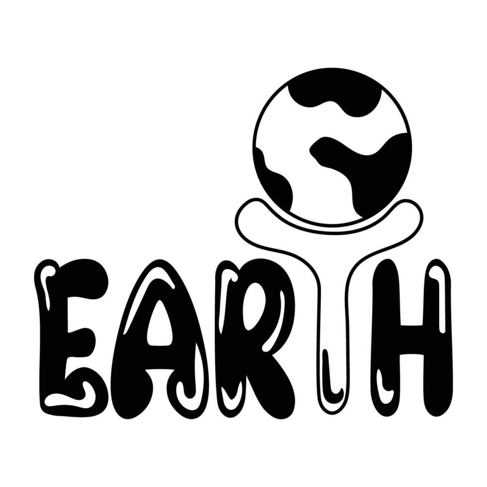 Trendy Earth Concepts vector