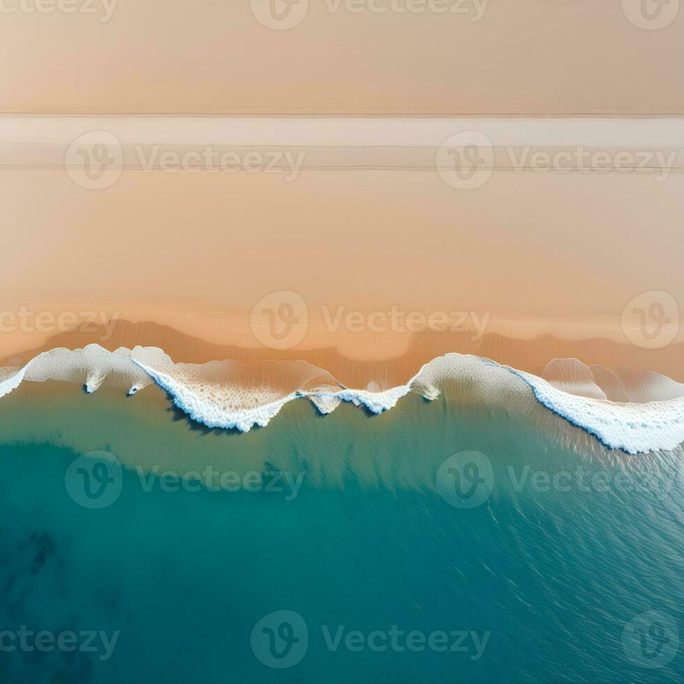 ai generado Copiar espacio tropical playa paisaje ai generativo foto