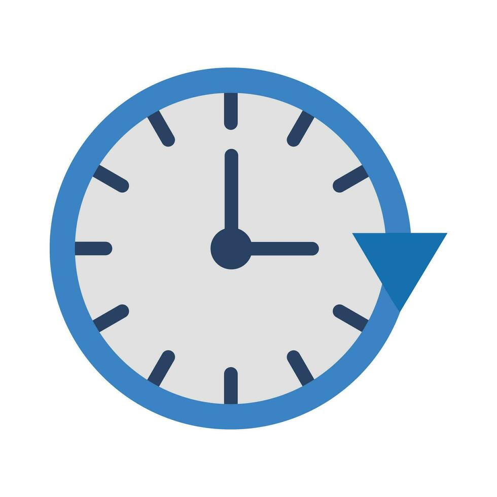 Clockwise Vector Flat Icon For Personal And Commercial Use.