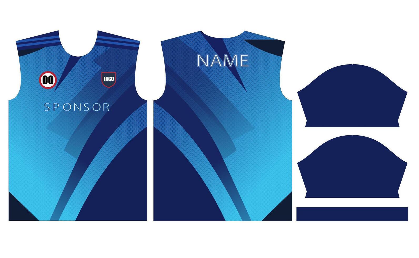 soccer jersey design for sublimation or football cricket jersey design vector