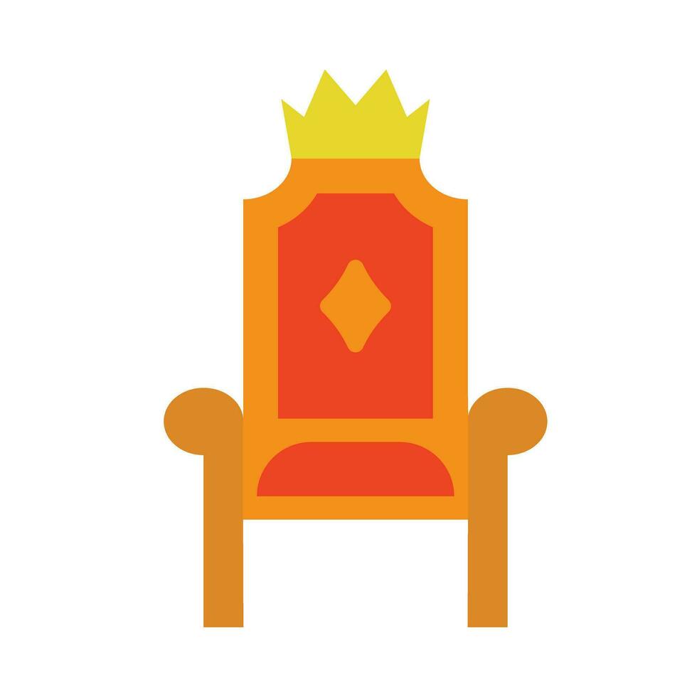 Throne Vector Flat Icon For Personal And Commercial Use.