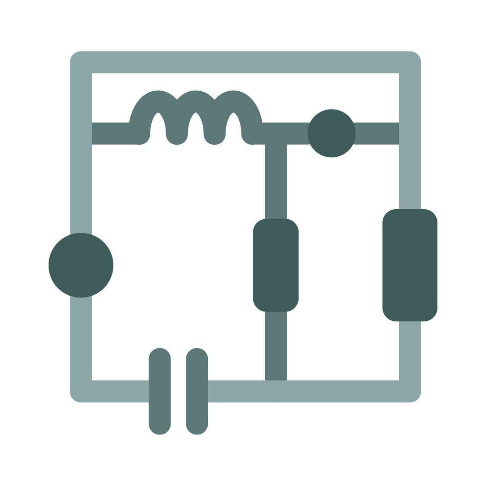 electrónico circuito vector plano icono para personal y comercial usar.