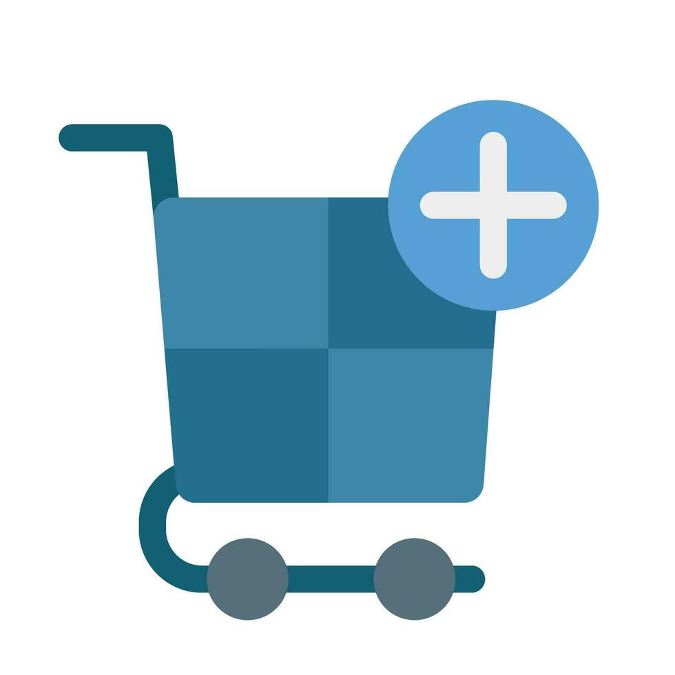 Add To Cart Vector Flat Icon For Personal And Commercial Use.