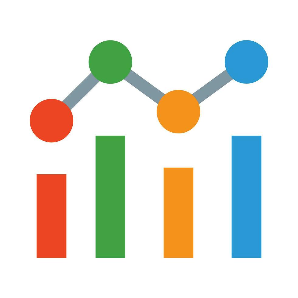 Data Analytics Vector Flat Icon For Personal And Commercial Use.