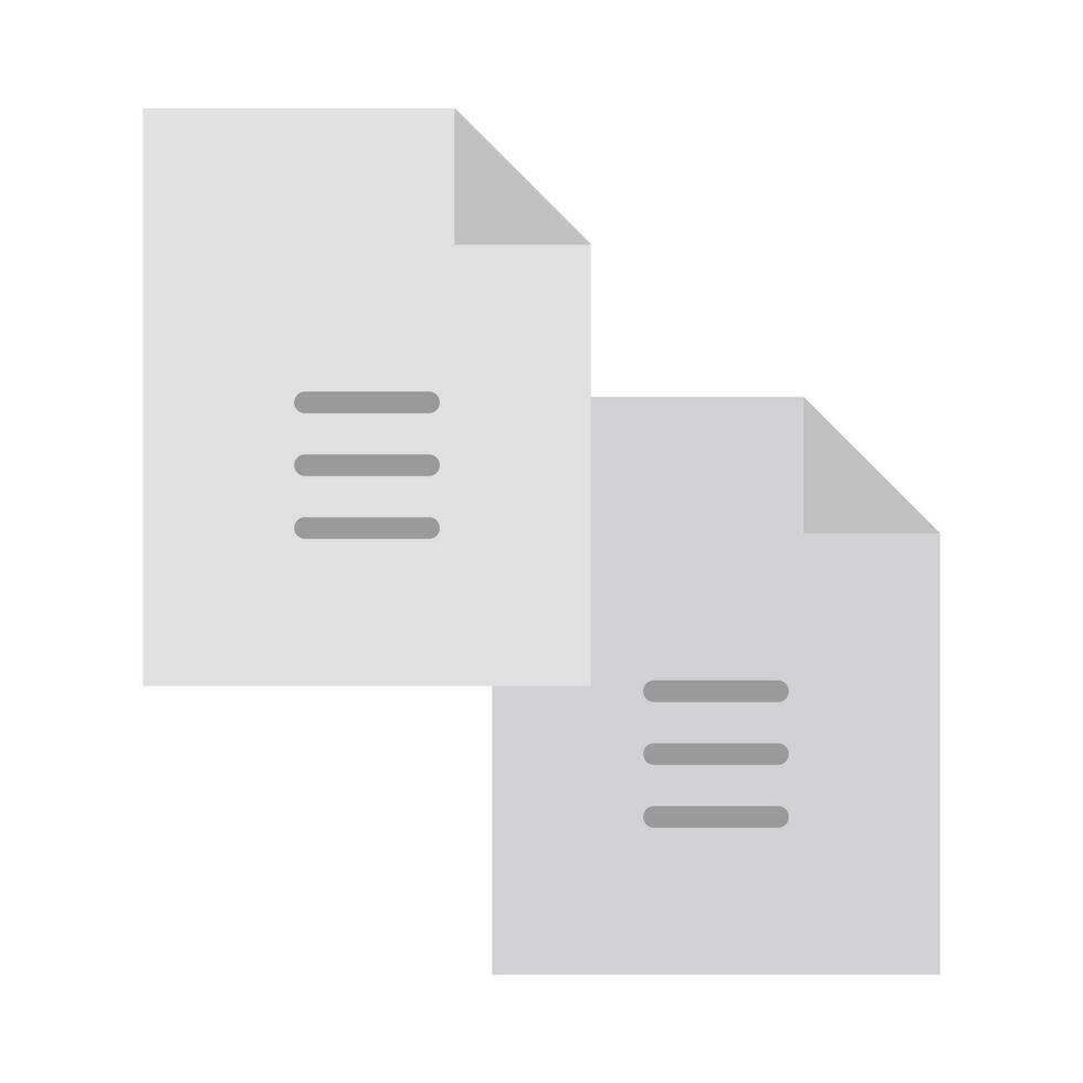 Duplicate Vector Flat Icon For Personal And Commercial Use.