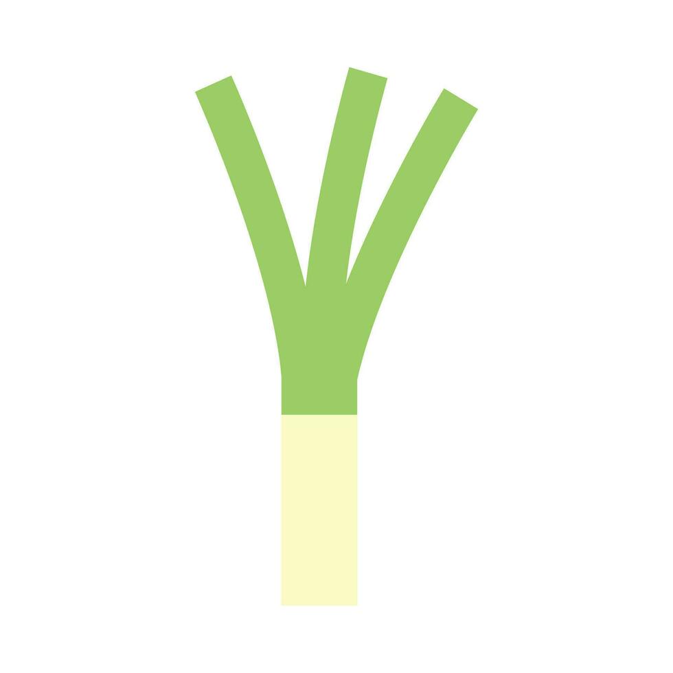 Leek Vector Flat Icon For Personal And Commercial Use.