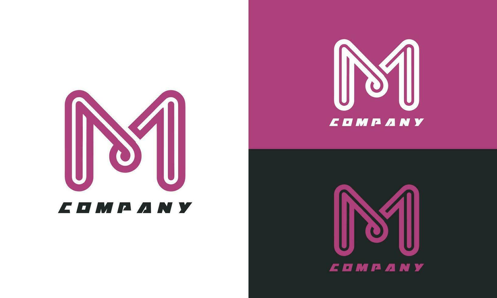 The letter 'M' logo. Best corporate logo design, brand logo design vector