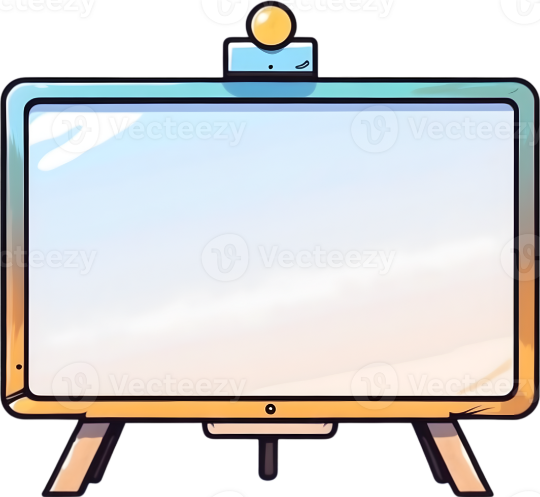 AI generated screen for presentation png
