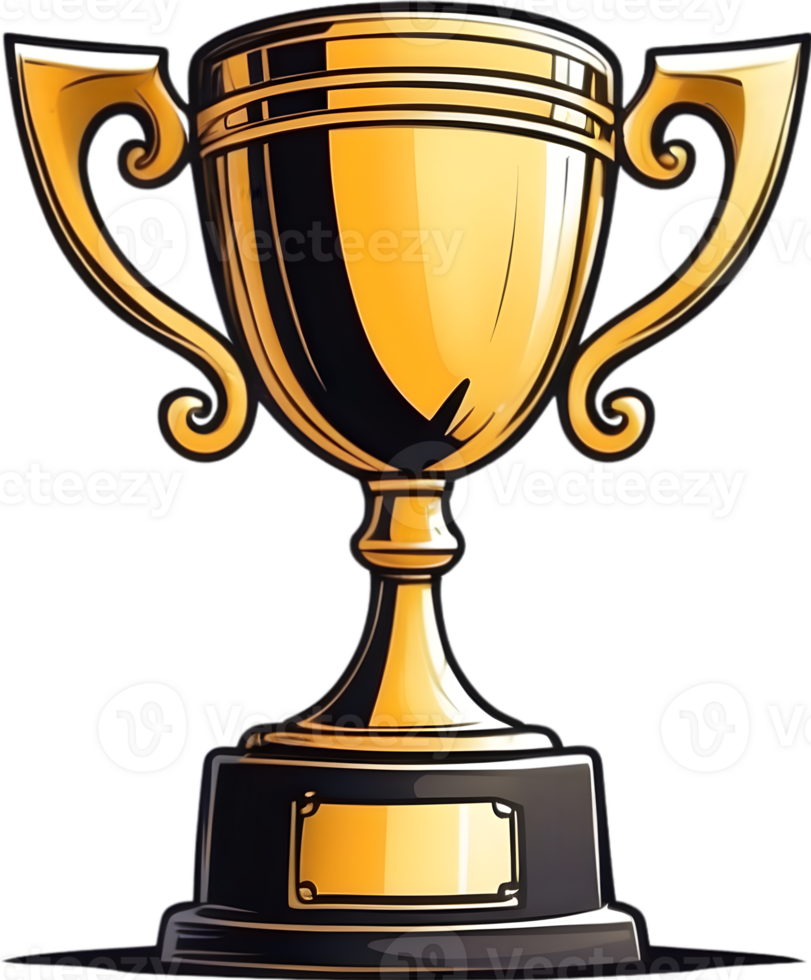 AI generated a trophy cup ai generative png