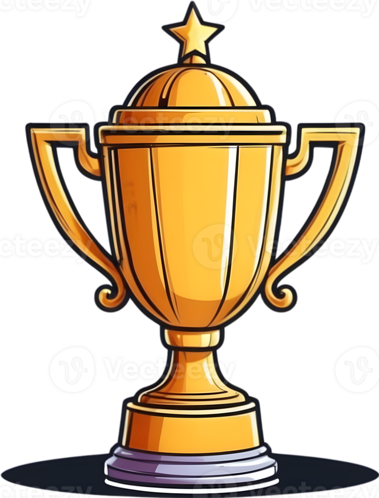 AI generated a trophy cup ai generative png