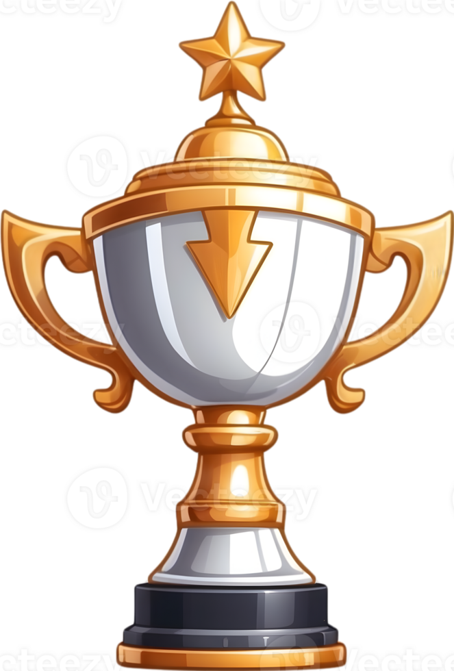AI generated a trophy cup ai generative png