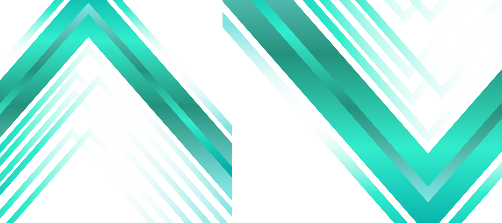Futuristic Green Arrows gradient Transparent background Wallpaper png
