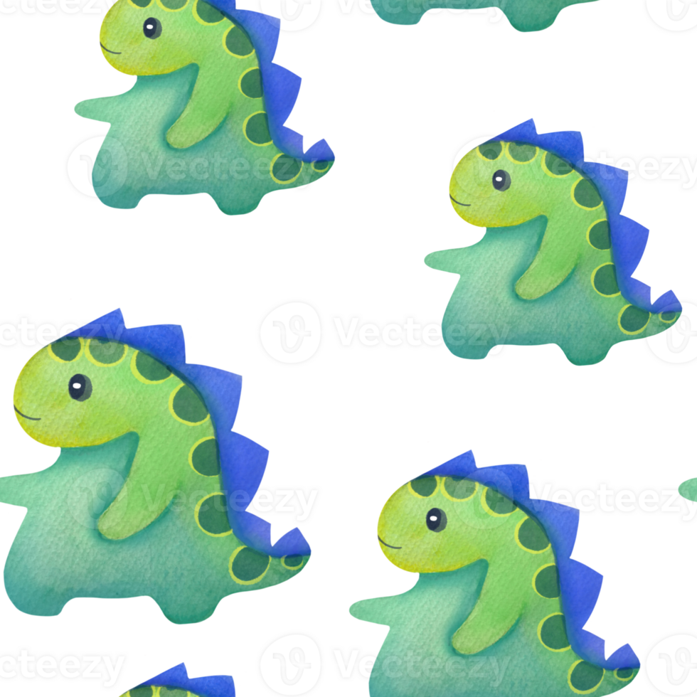 cute watercolor green dragon seamless pattern on transparent background. Happy Chinese new year wallpaper for packaging paper, fabrics, wrapping gifts, stickers. China lunar calendar for Calendar 2024 png
