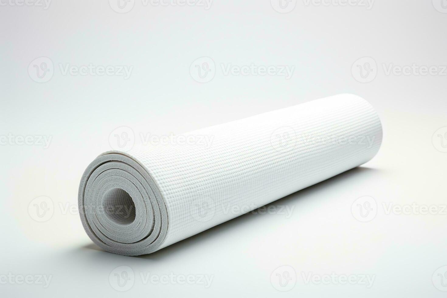 AI Generated Sheet protect textured grid insulation fabric clean green mesh background white photo