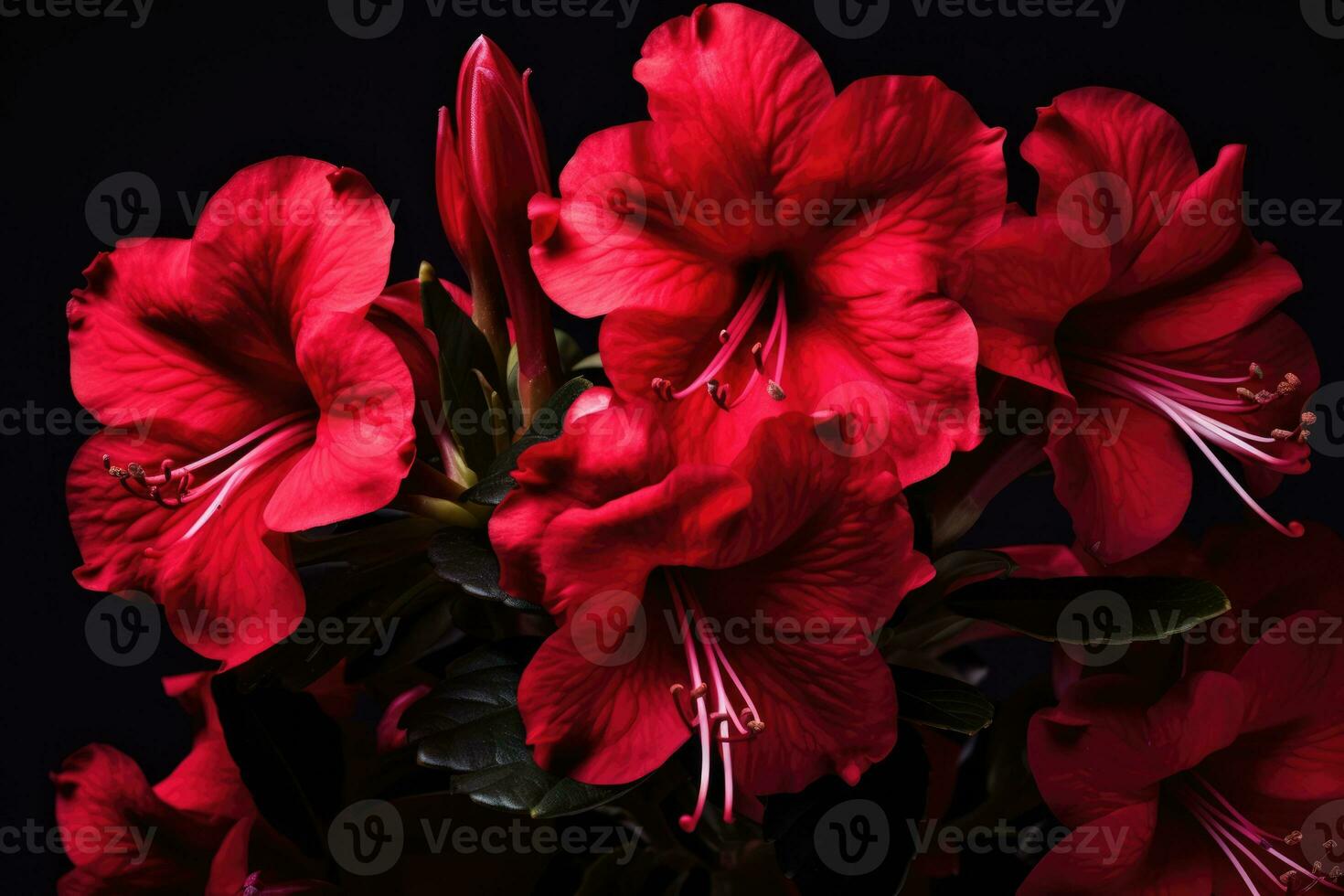 AI Generated Flora closeup blossom nature garden blooming petal plant summer background hibiscus photo