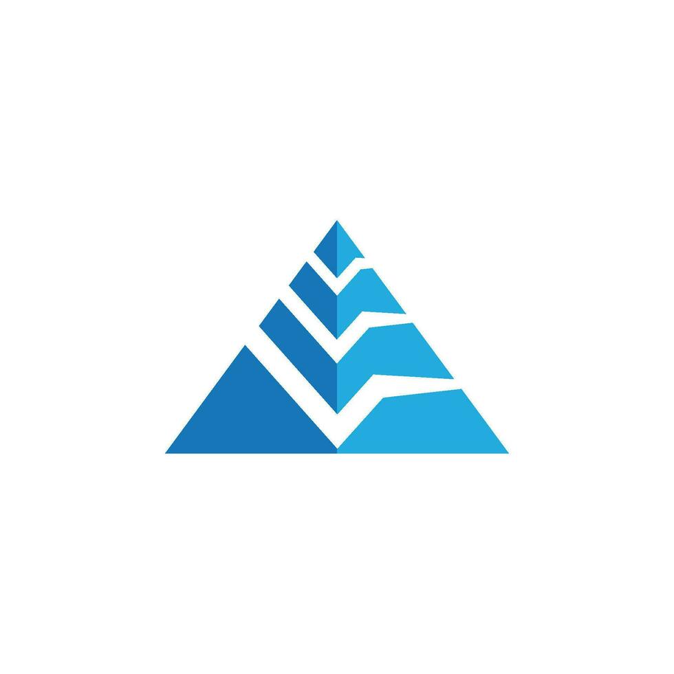 Pyramid icon vector illutration