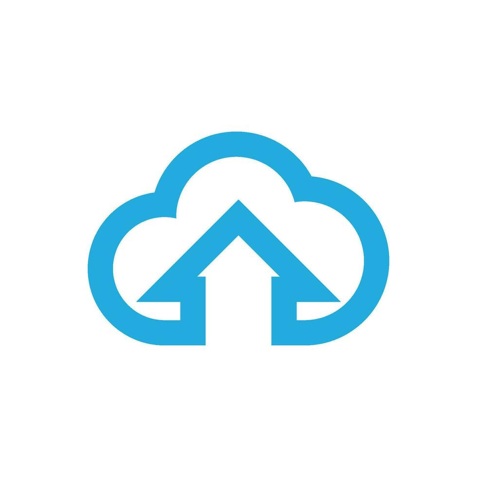 Cloud template vector