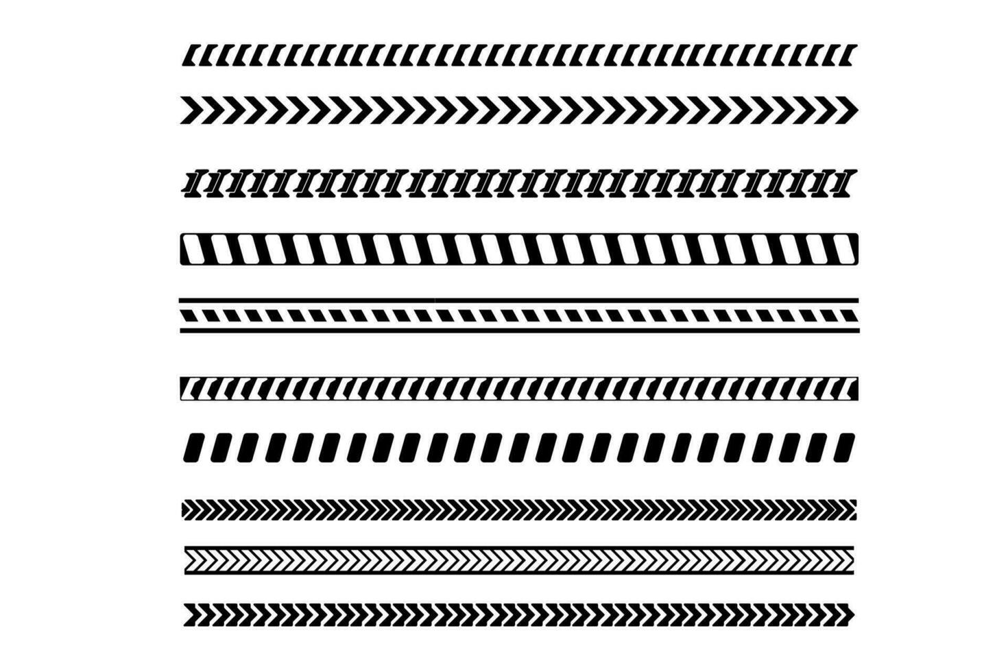 Set abstract line template design vector