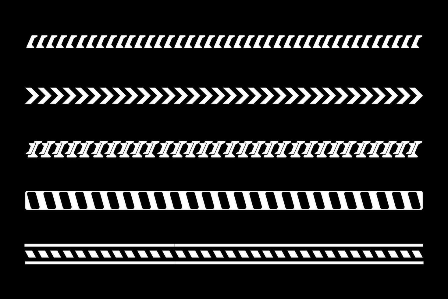 Set abstract line template design vector