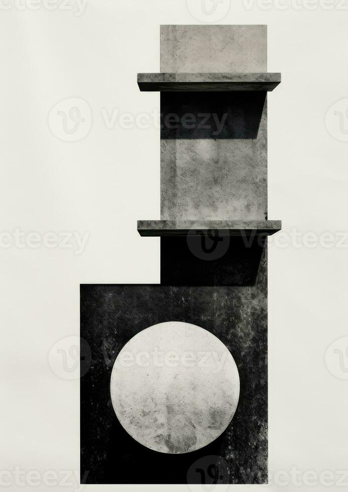 AI Generated Old texture background abstract design art antique illustration drawing black line photo