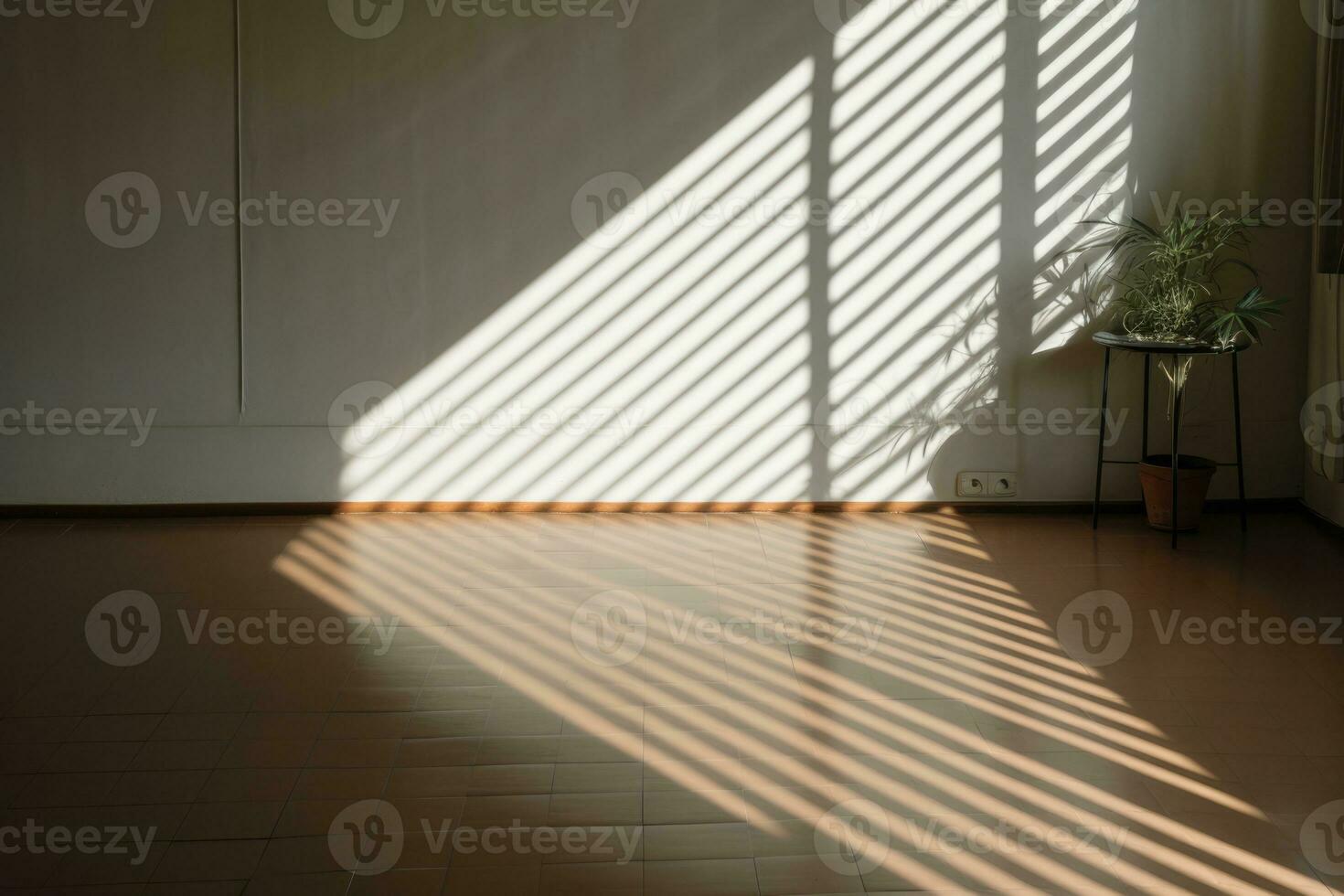 AI Generated Architecture empty window design home light space modern nobody room wood background photo