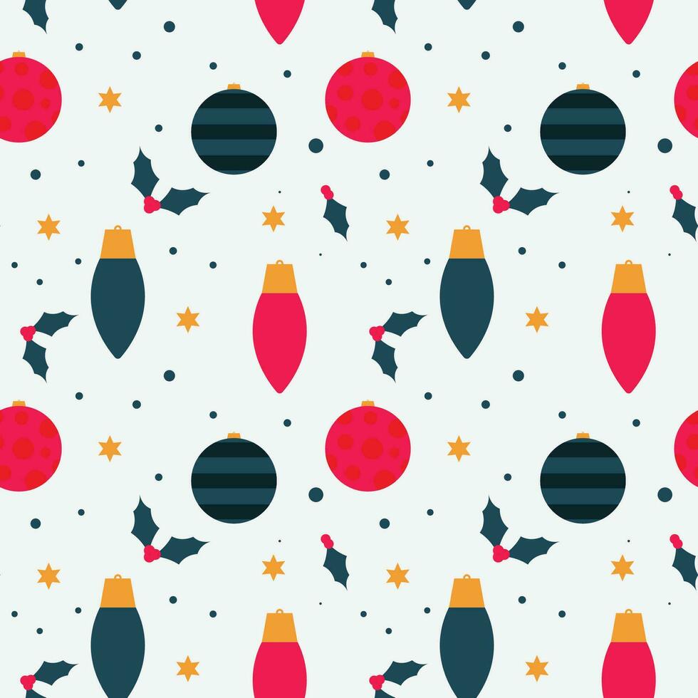 Hand drawn christmas pattern design background. Vector. vector