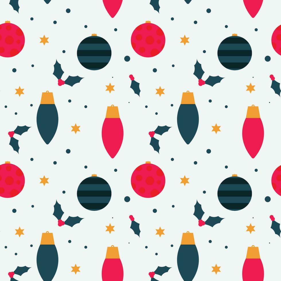 Hand drawn christmas pattern design background. Vector. vector