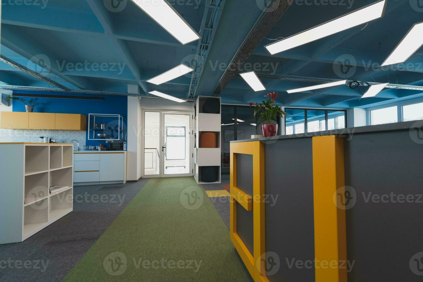 vista de la oficina moderna foto