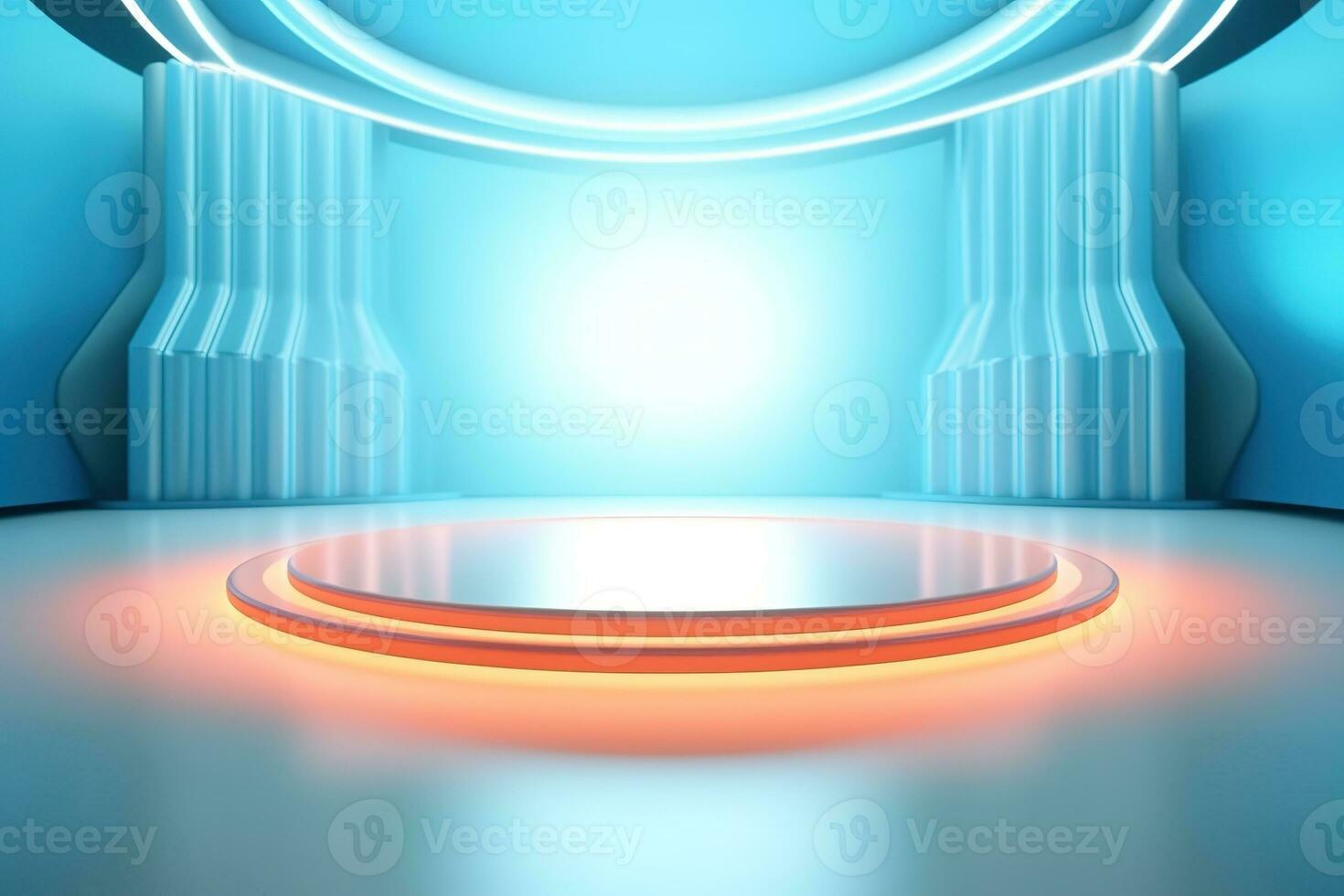 futurista y limpiar etapa blanco centrar antecedentes foto