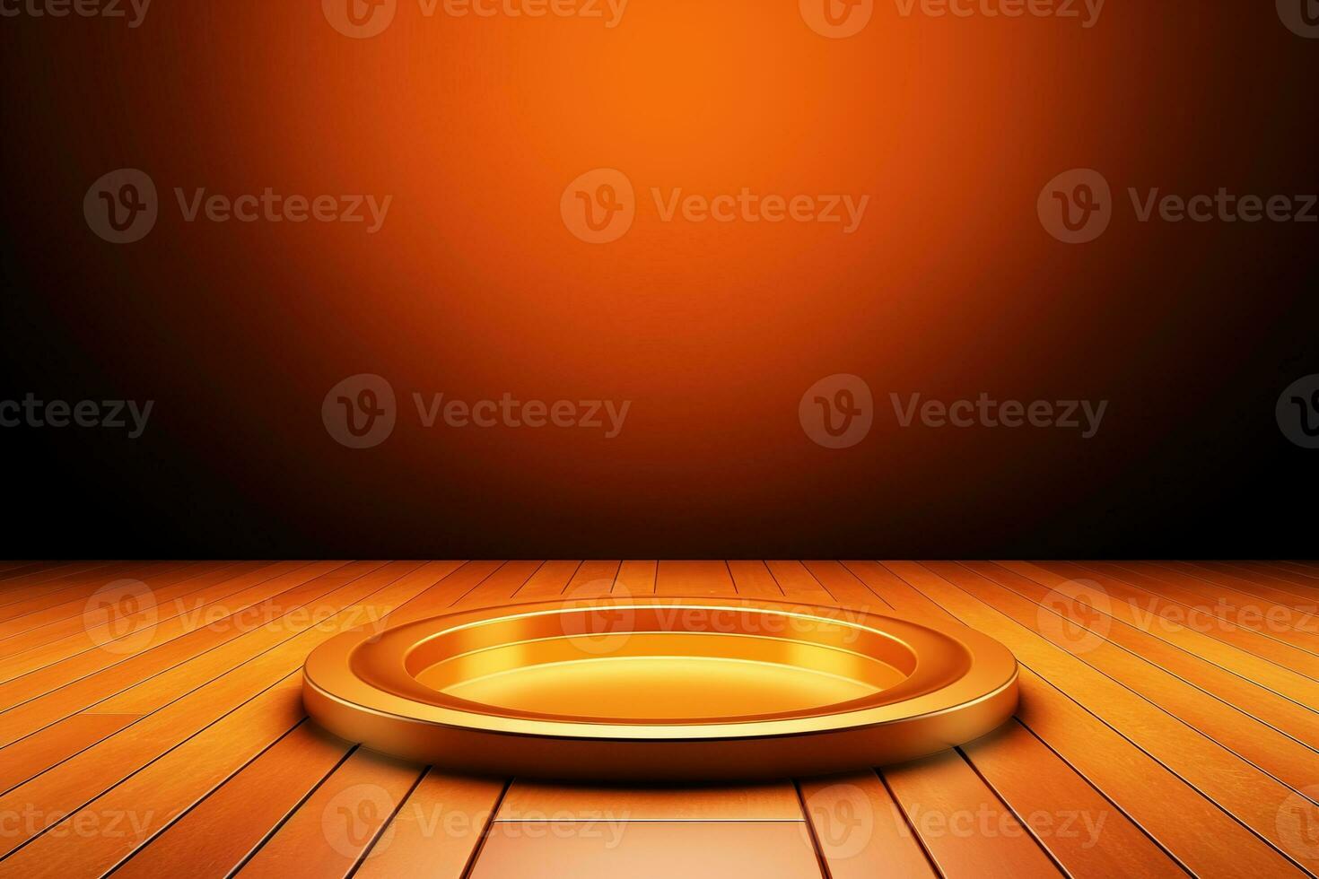 futuristic and clean stage blank center background photo