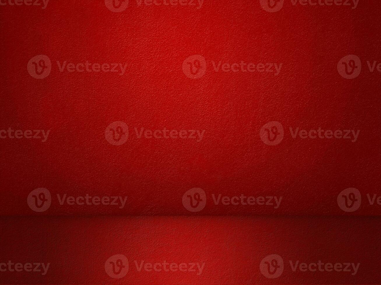 Empty bright red studio background, product display with copy space for displaying content design. Banner for product advertising photo