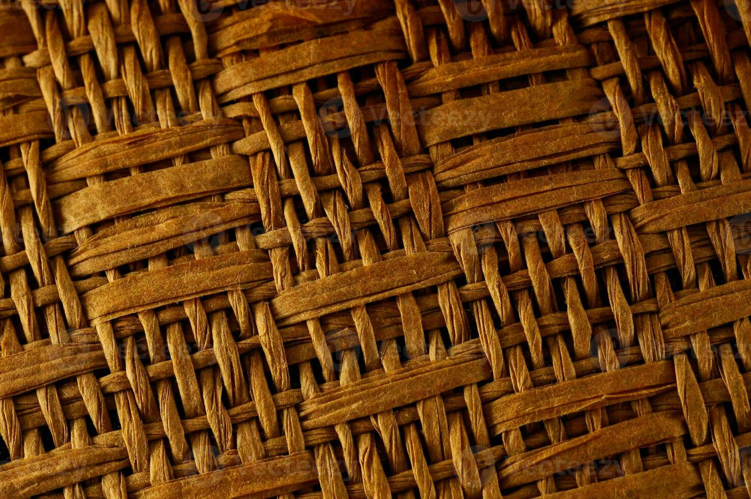 close up of a woven basket photo