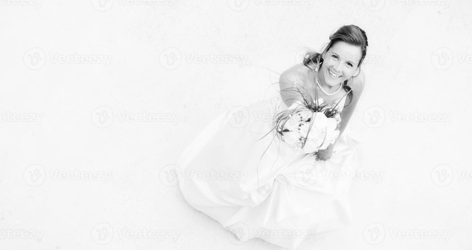 beautiful bride portrait photo