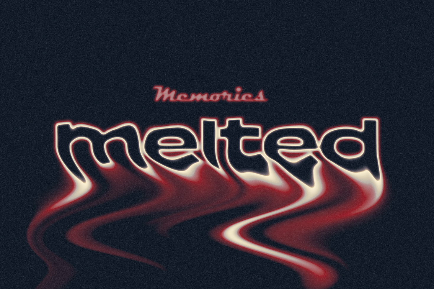 Melted Liquid Text Effect psd