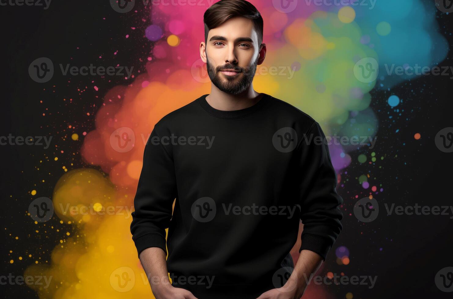 AI generated Set foams handmade. Generate AI photo