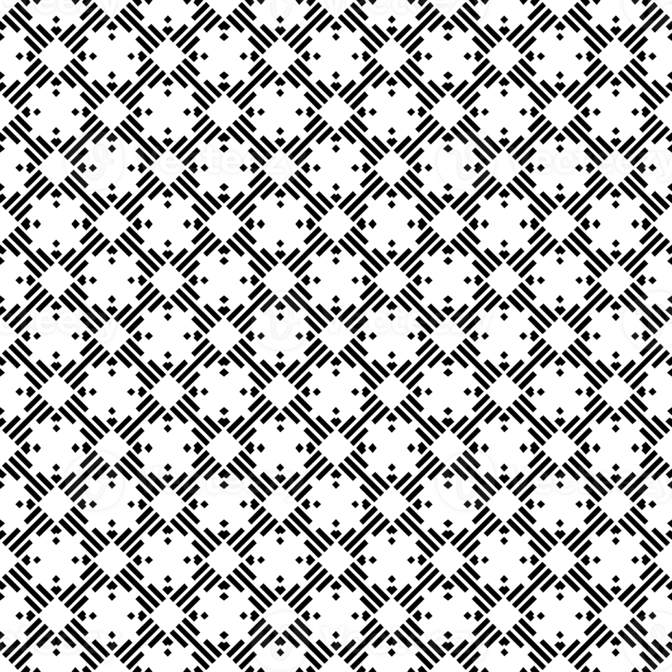 Black seamless abstract pattern. Overlay for background and backdrop. Ornamental design. PNG graphic illustration with transparent background.