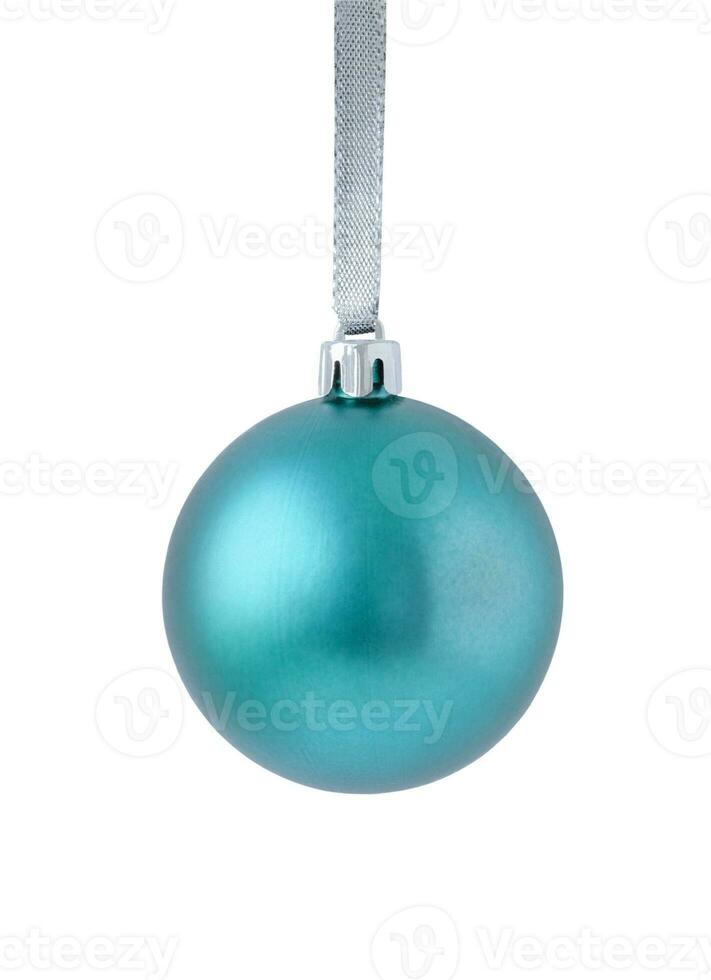 Isolated Christmas ornament on white background photo