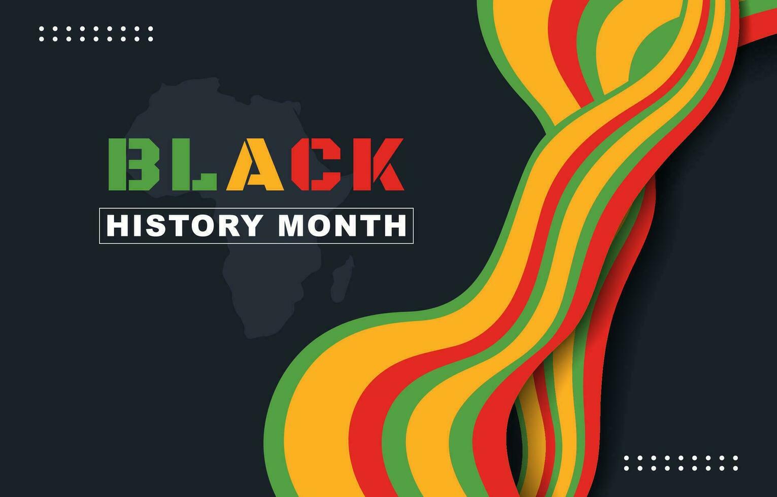 black history month background vector