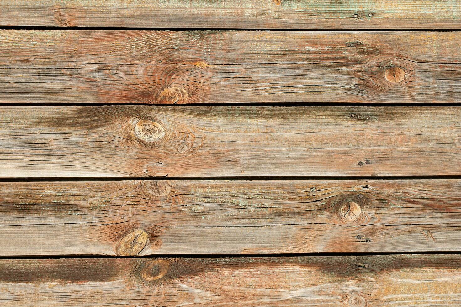 Wooden aged brown texture background photo