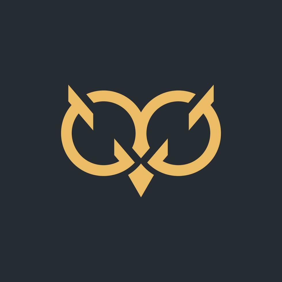 Owl logo design vector icon idea with creative concept
