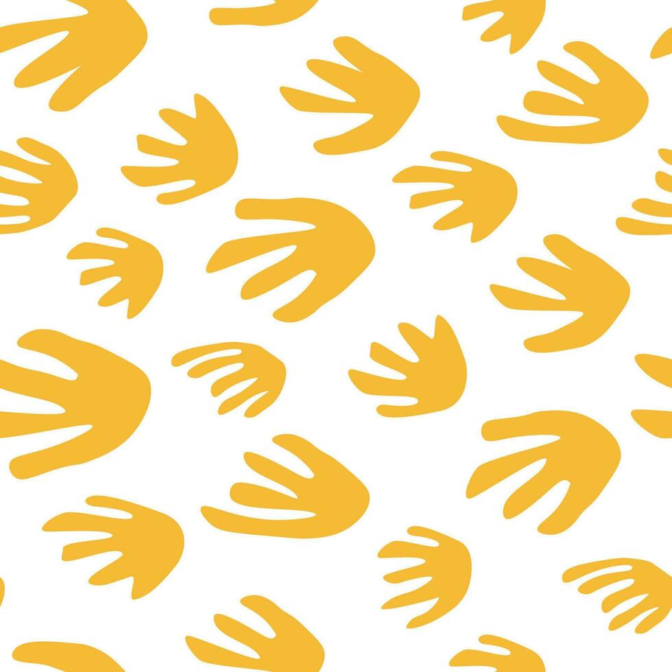Seamless abstract pattern with freeform, simple natural shapes. Ornament for fabric, packaging, background. Vector graphics.