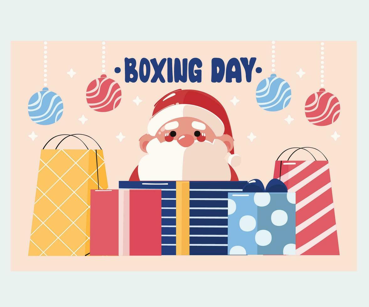 Hand Drawn Boxing Day Sale Illustration vector