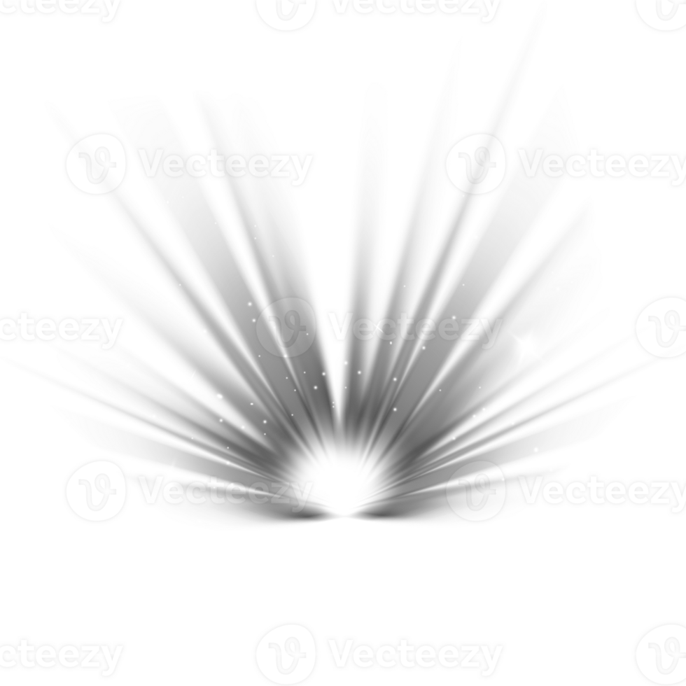 white glow light effect png