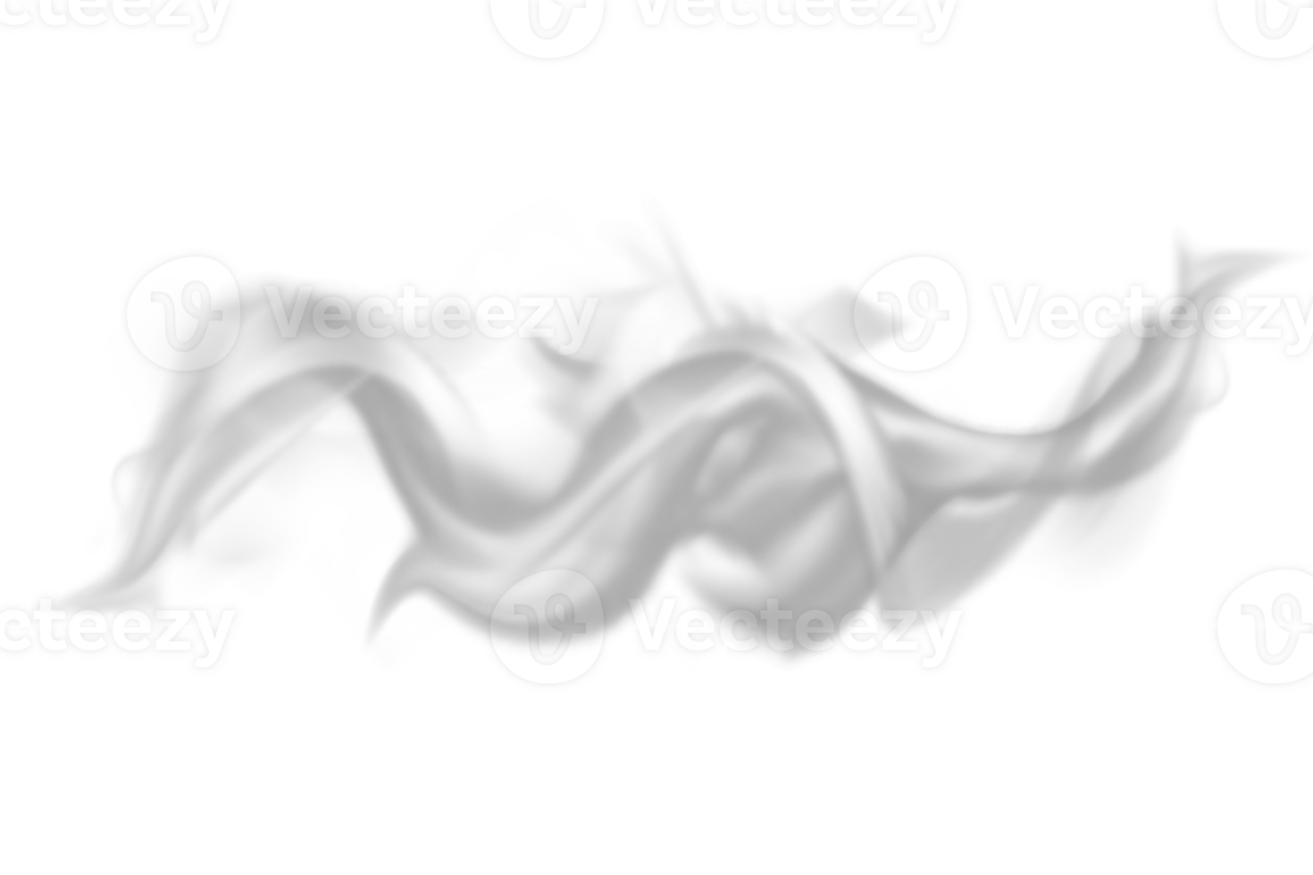 white wavy smoke effect png