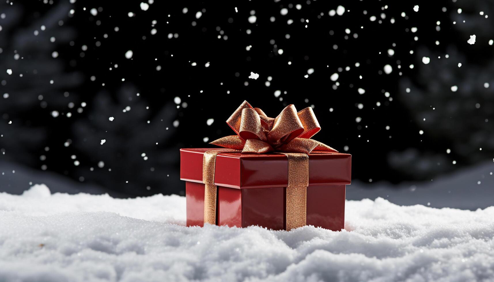 AI generated A stack of shiny gift boxes, vibrant decorations for celebration generated by AI photo