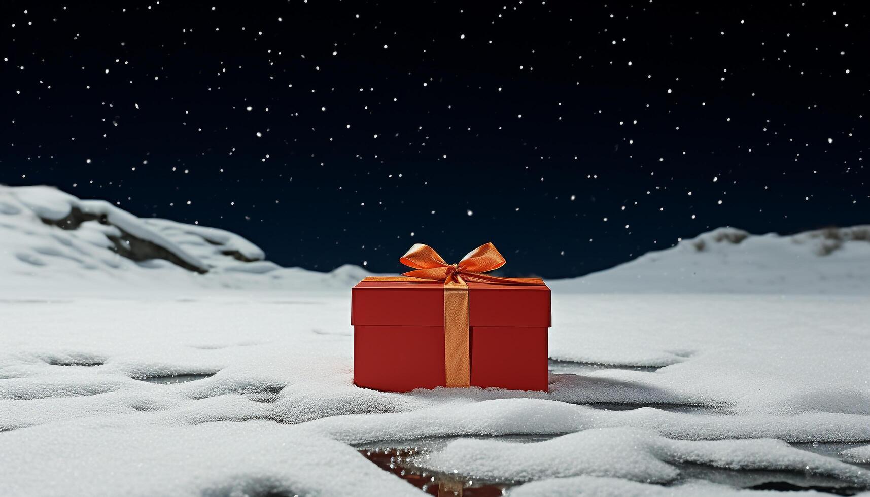 AI generated A stack of shiny gift boxes, vibrant decorations for celebration generated by AI photo
