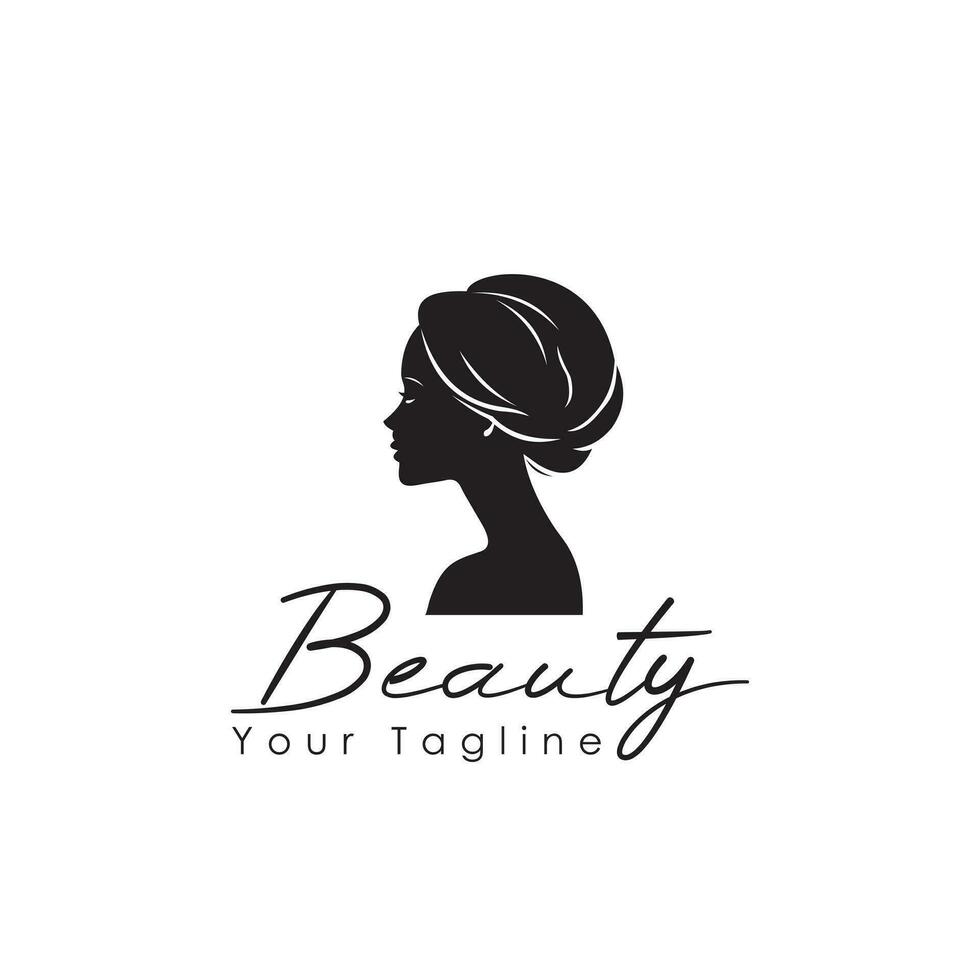 vector of women's logos beauty