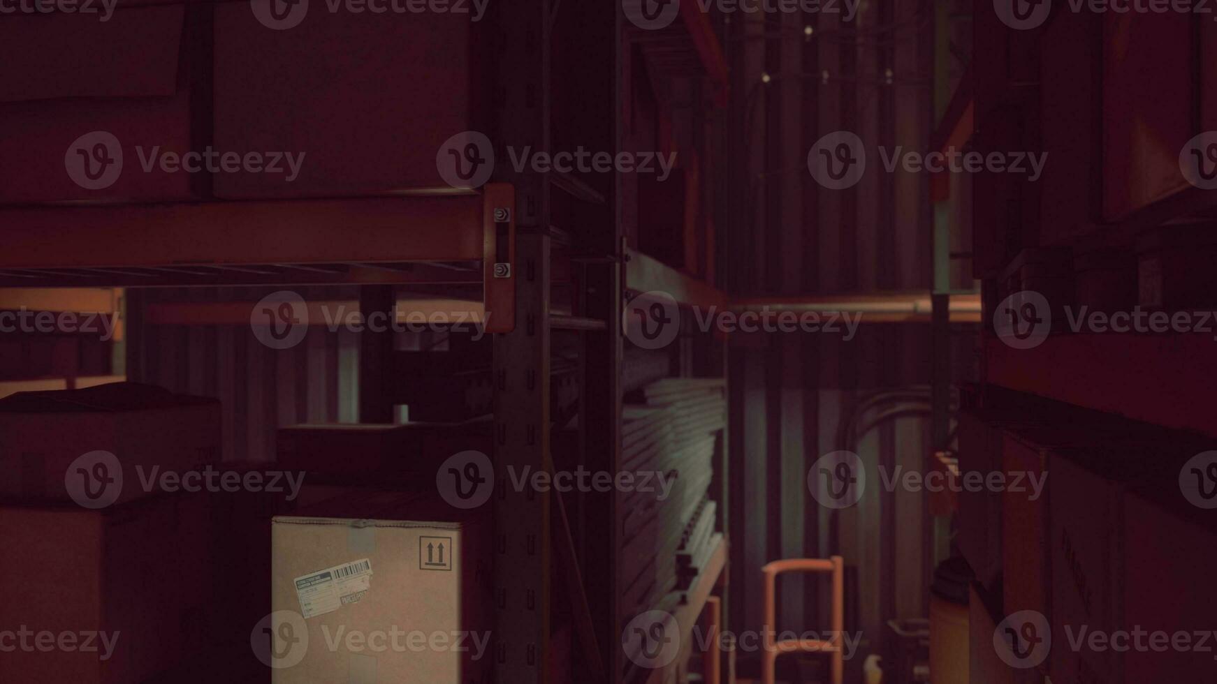 Warehouse storage of retail merchandise shop photo